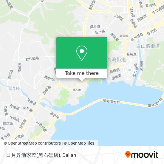 日月昇渔家菜(黑石礁店) map
