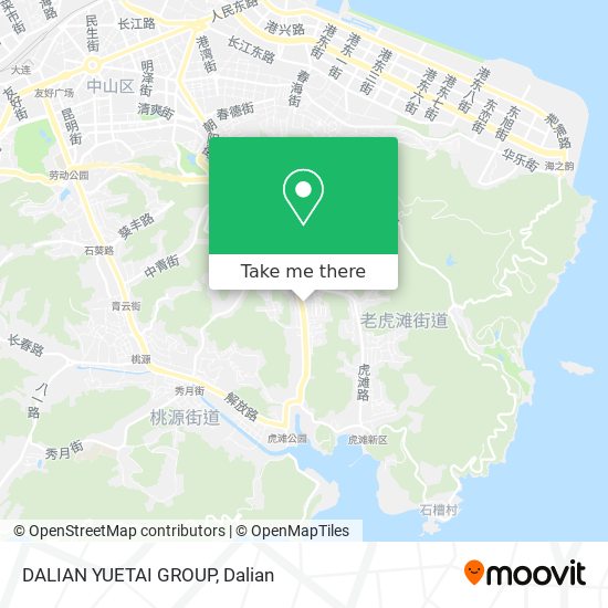 DALIAN YUETAI GROUP map