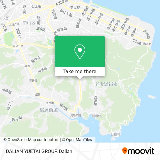 DALIAN YUETAI GROUP map