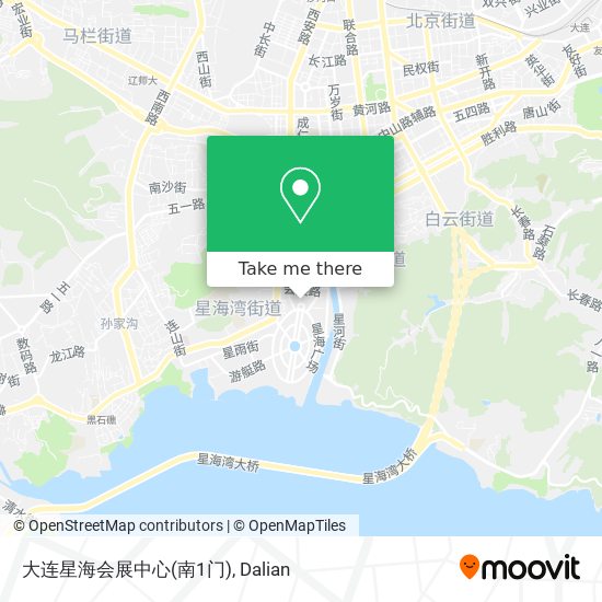 大连星海会展中心(南1门) map