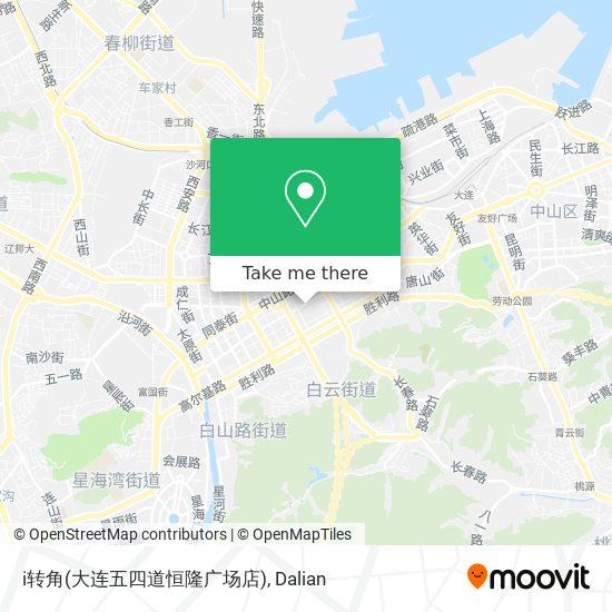 i转角(大连五四道恒隆广场店) map