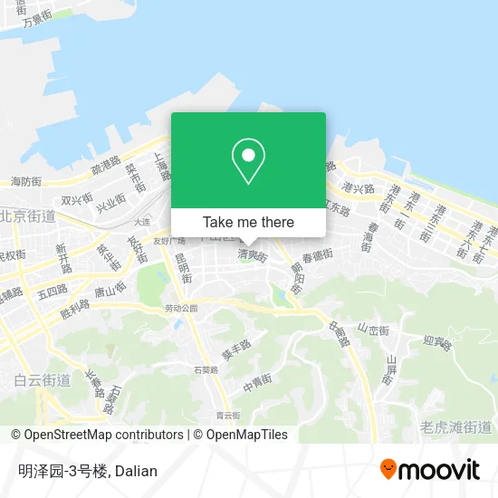 明泽园-3号楼 map