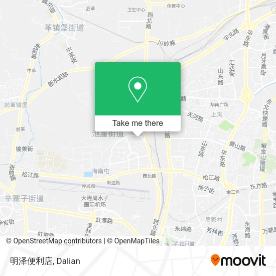 明泽便利店 map