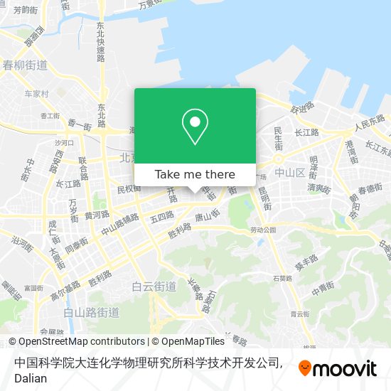 中国科学院大连化学物理研究所科学技术开发公司 map