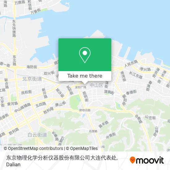 东京物理化学分析仪器股份有限公司大连代表处 map