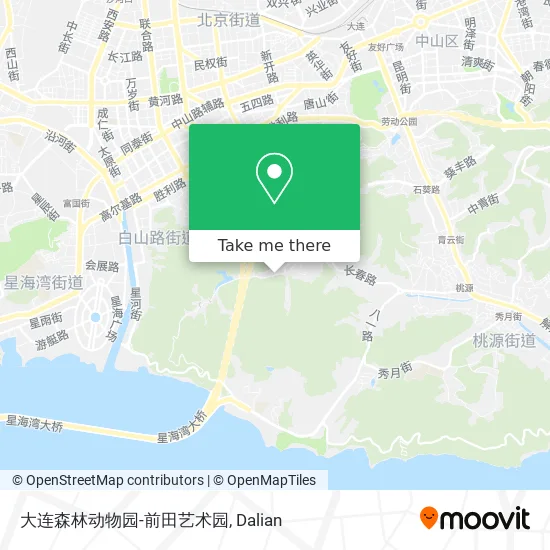 大连森林动物园-前田艺术园 map