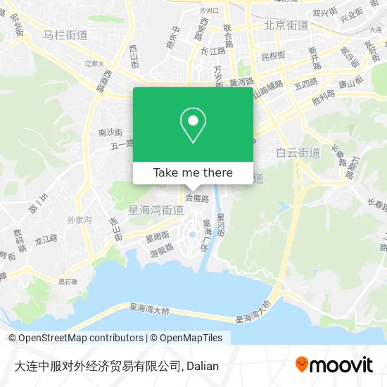 大连中服对外经济贸易有限公司 map