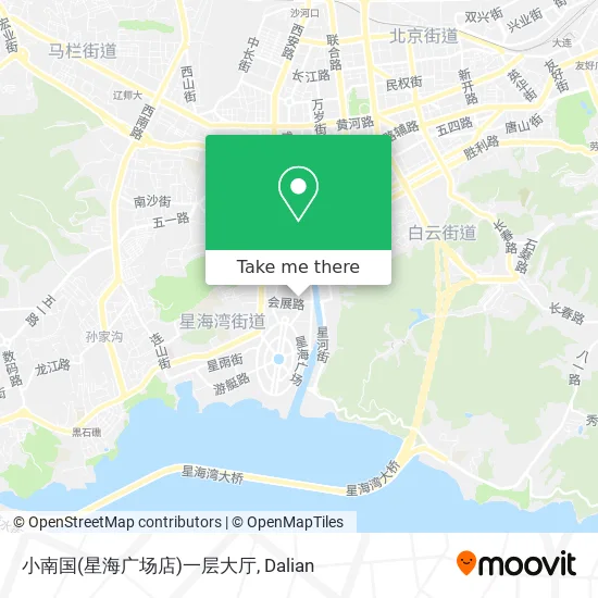 小南国(星海广场店)一层大厅 map