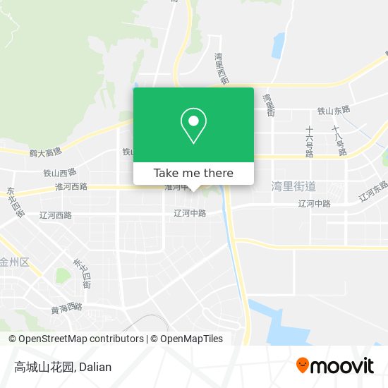 高城山花园 map
