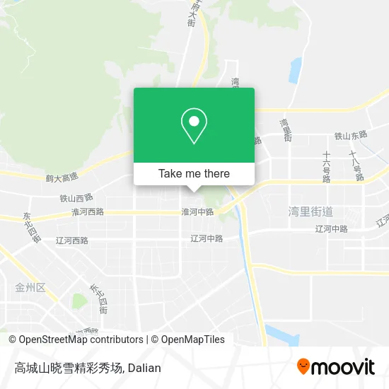 高城山晓雪精彩秀场 map