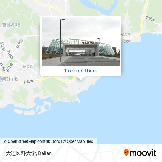 大连医科大学 map