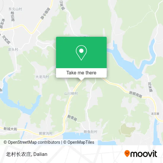 老村长农庄 map