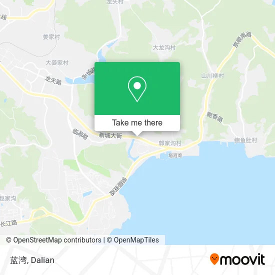 蓝湾 map