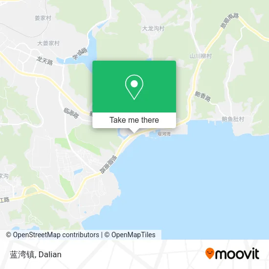 蓝湾镇 map
