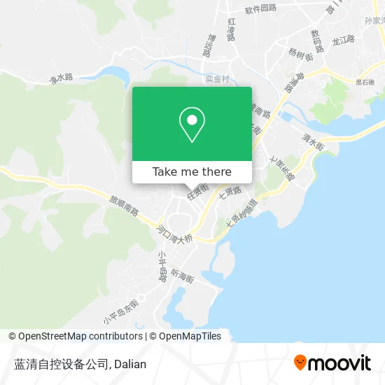 蓝清自控设备公司 map