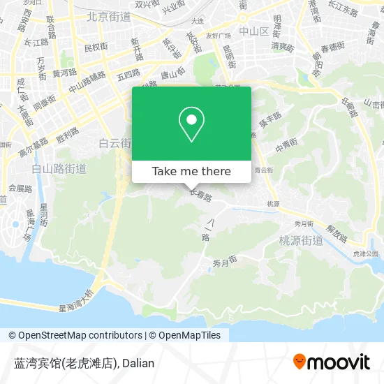 蓝湾宾馆(老虎滩店) map