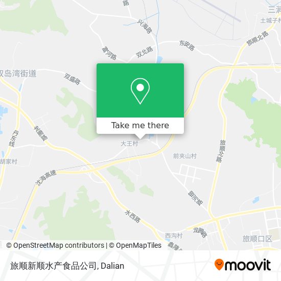 旅顺新顺水产食品公司 map
