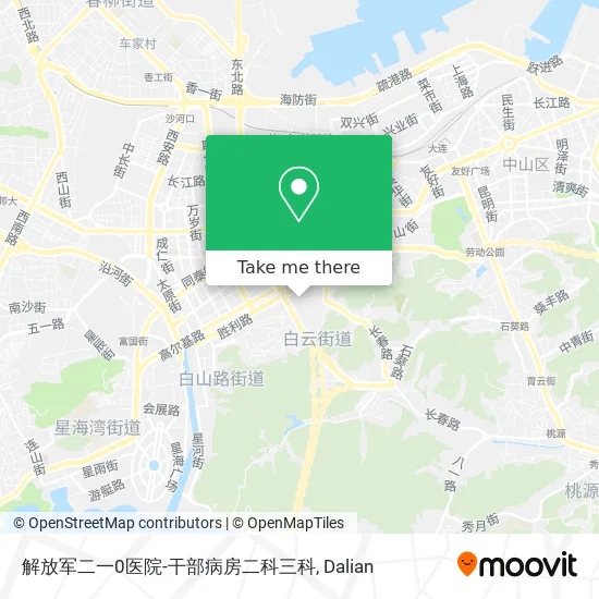 解放军二一0医院-干部病房二科三科 map