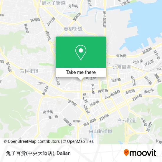 兔子百货(中央大道店) map