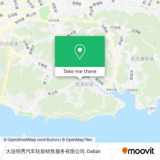 大连明秀汽车轮胎销售服务有限公司 map