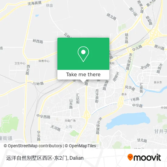 远洋自然别墅区西区-东2门 map