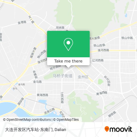 大连开发区汽车站-东南门 map