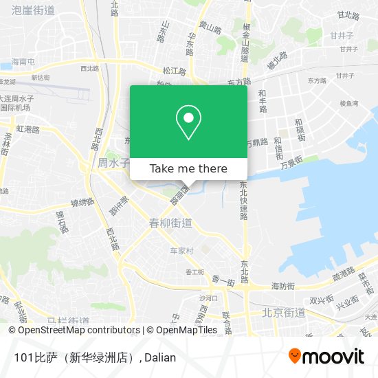 101比萨（新华绿洲店） map