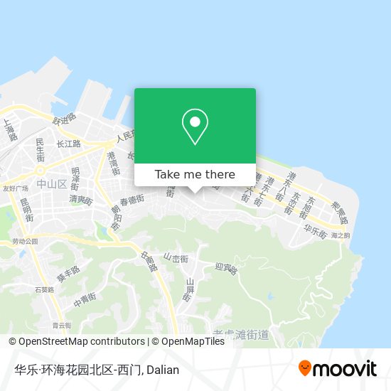 华乐·环海花园北区-西门 map