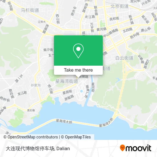 大连现代博物馆停车场 map