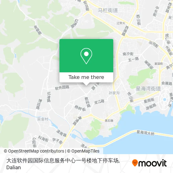 大连软件园国际信息服务中心一号楼地下停车场 map