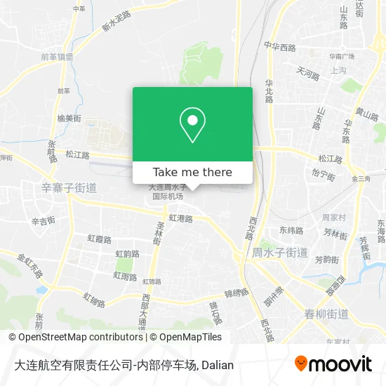 大连航空有限责任公司-内部停车场 map