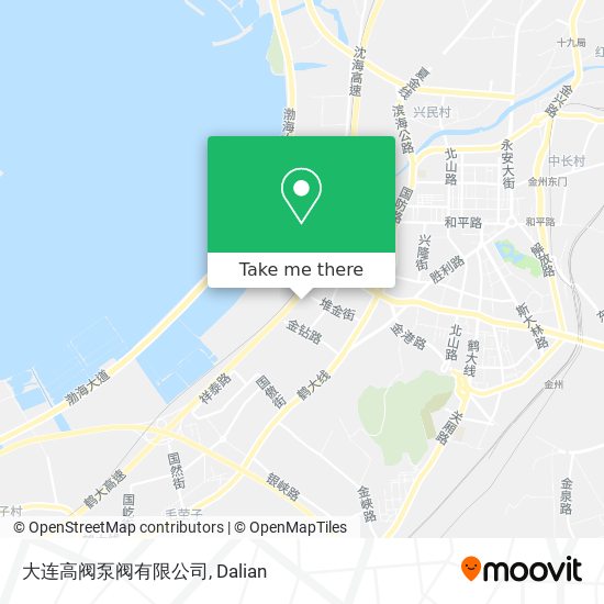 大连高阀泵阀有限公司 map