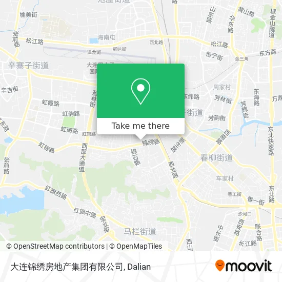 大连锦绣房地产集团有限公司 map
