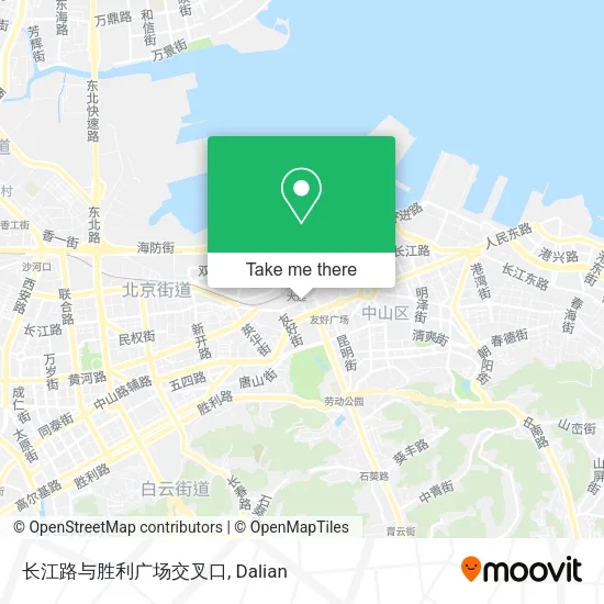 长江路与胜利广场交叉口 map