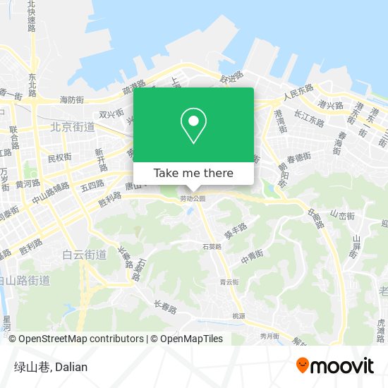 绿山巷 map