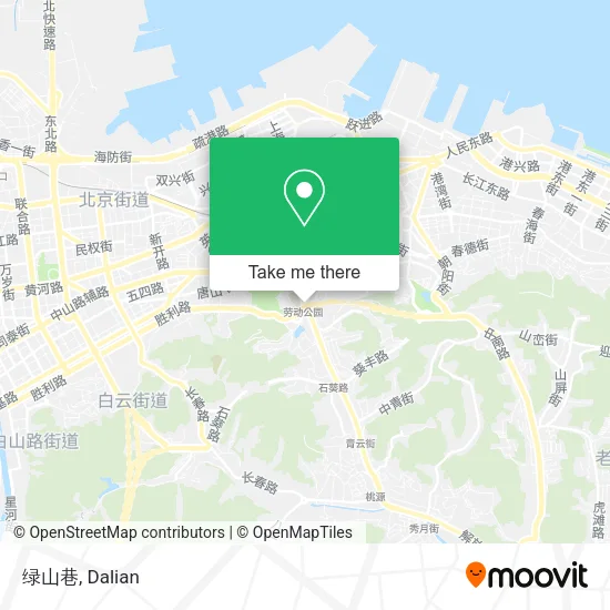 绿山巷 map
