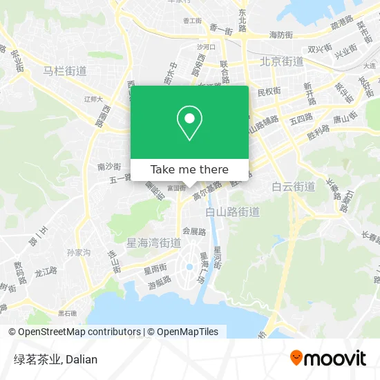绿茗茶业 map