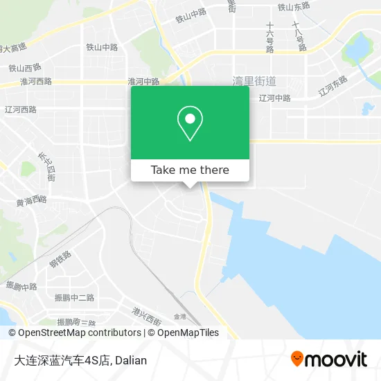 大连深蓝汽车4S店 map
