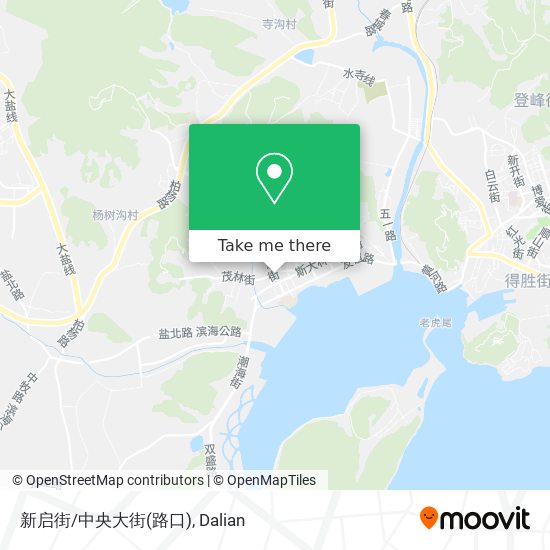 新启街/中央大街(路口) map