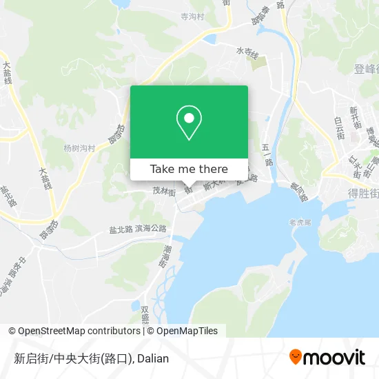 新启街/中央大街(路口) map