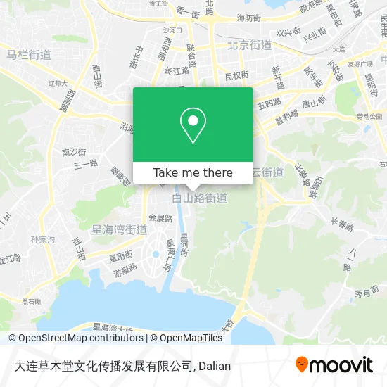 大连草木堂文化传播发展有限公司 map