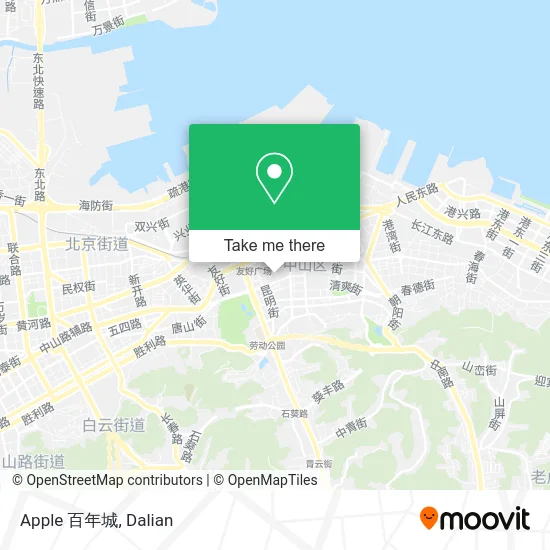 Apple 百年城 map