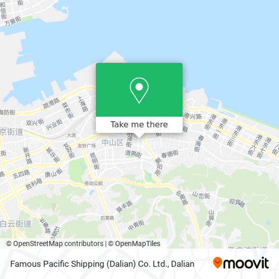 Famous Pacific Shipping (Dalian) Co. Ltd. map