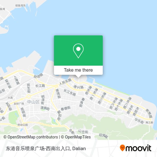 东港音乐喷泉广场-西南出入口 map