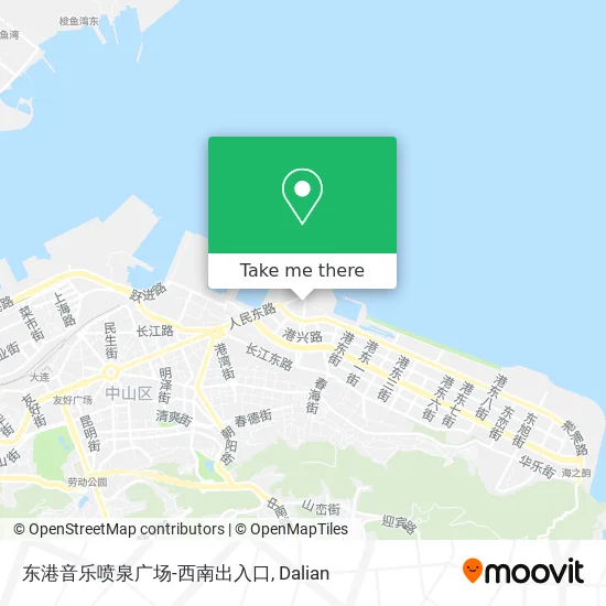 东港音乐喷泉广场-西南出入口 map