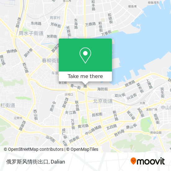 俄罗斯风情街出口 map