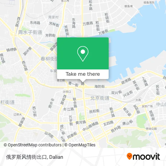 俄罗斯风情街出口 map