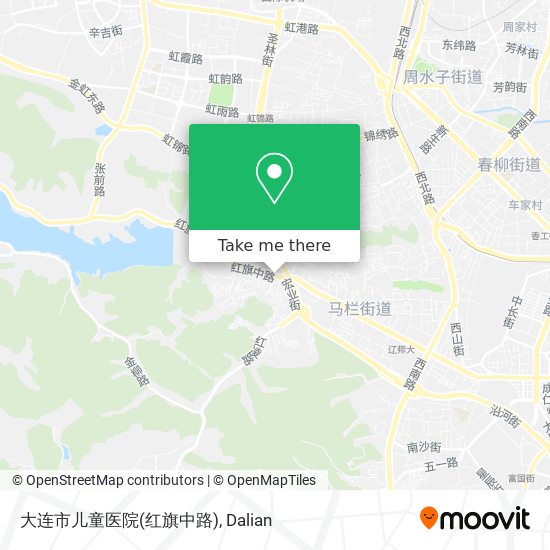 大连市儿童医院(红旗中路) map