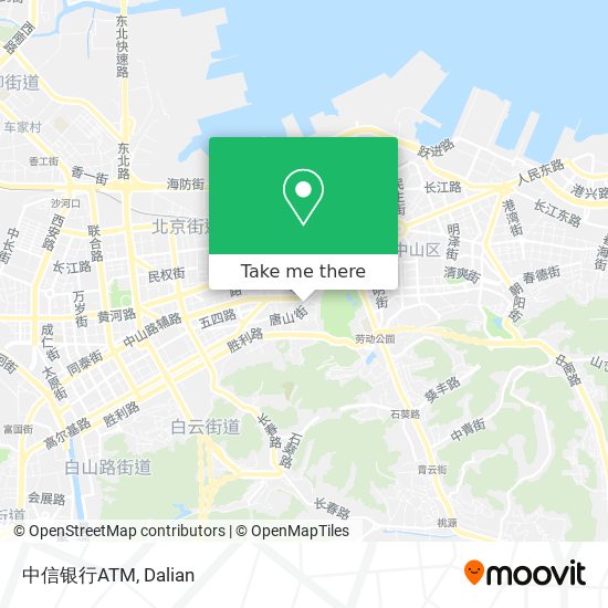 中信银行ATM map