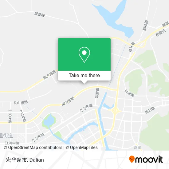 宏华超市 map